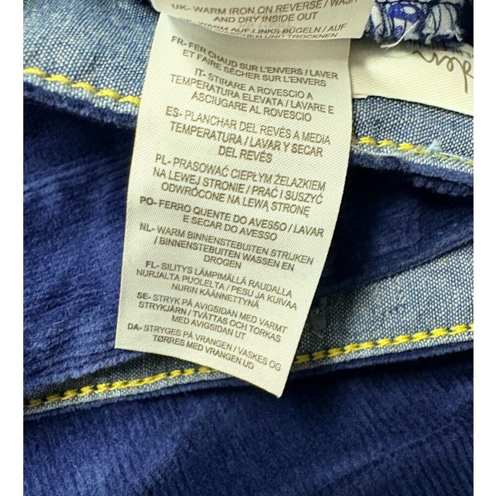 Boden Blue Corduroy Skinny Pants Size 16Y - Picture 5 of 7
